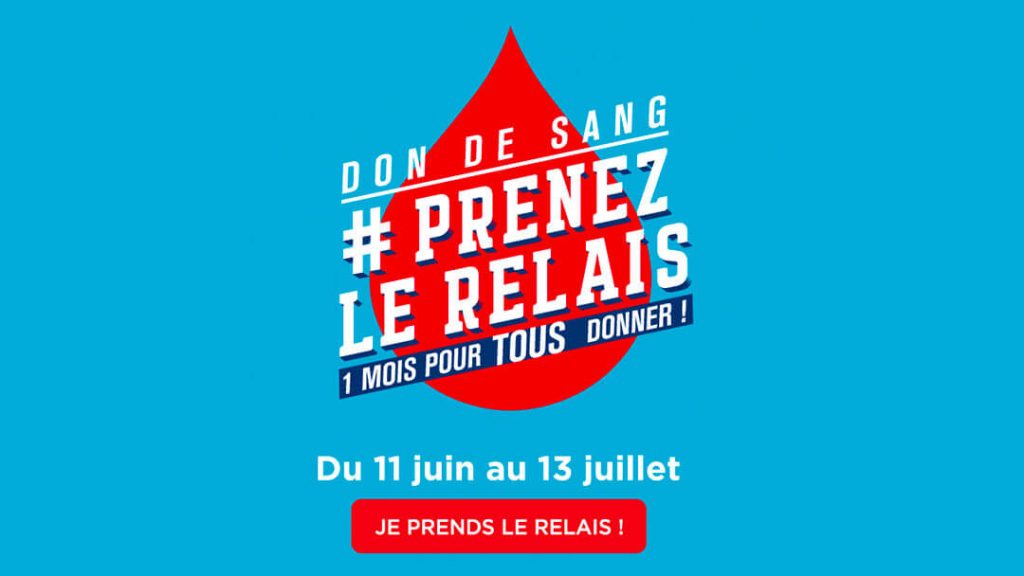Don du sang, c'est le moment. Prenez le relais.