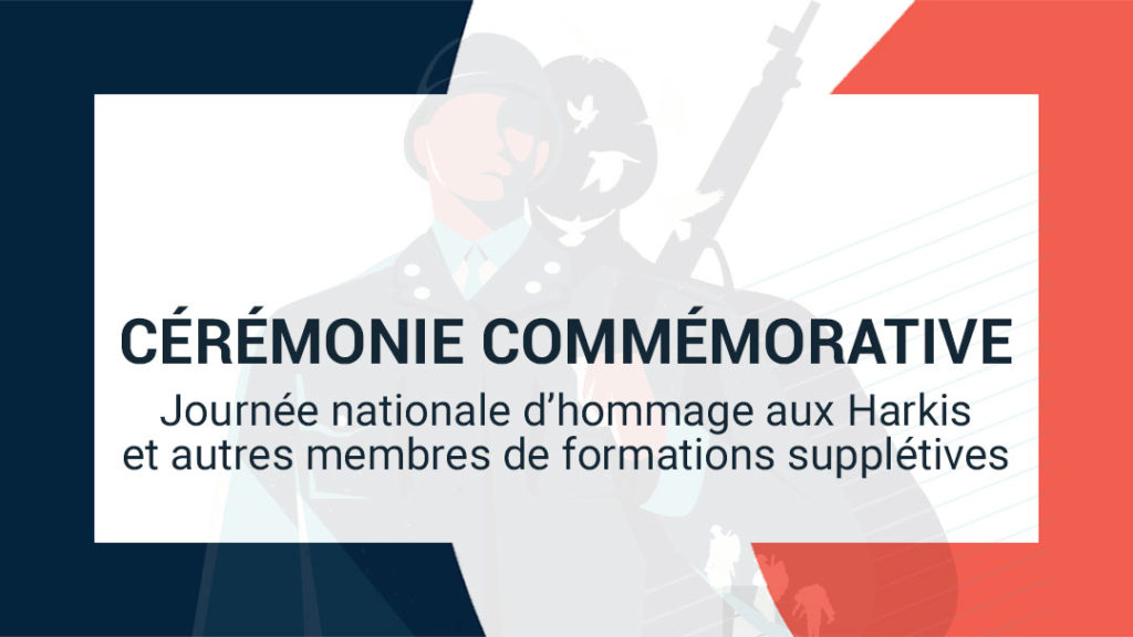 Cérémonie commémorative en hommage aux Harkis