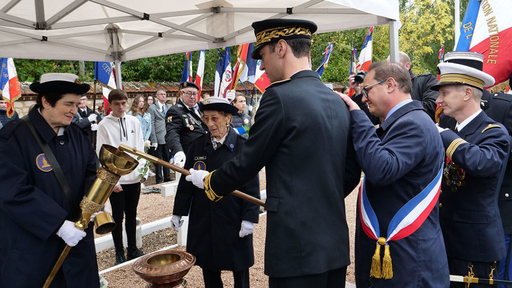 Cérémonie d’hommage
Allumage de la flamme