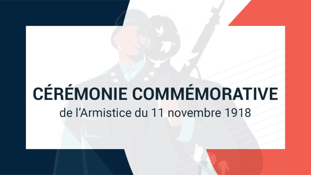 Cérémonie commémorative de l'Armistice du 11 novembre 1918