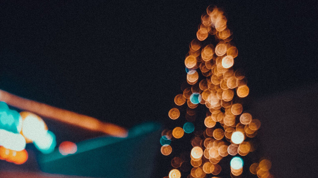Sapin lumineux couleurs