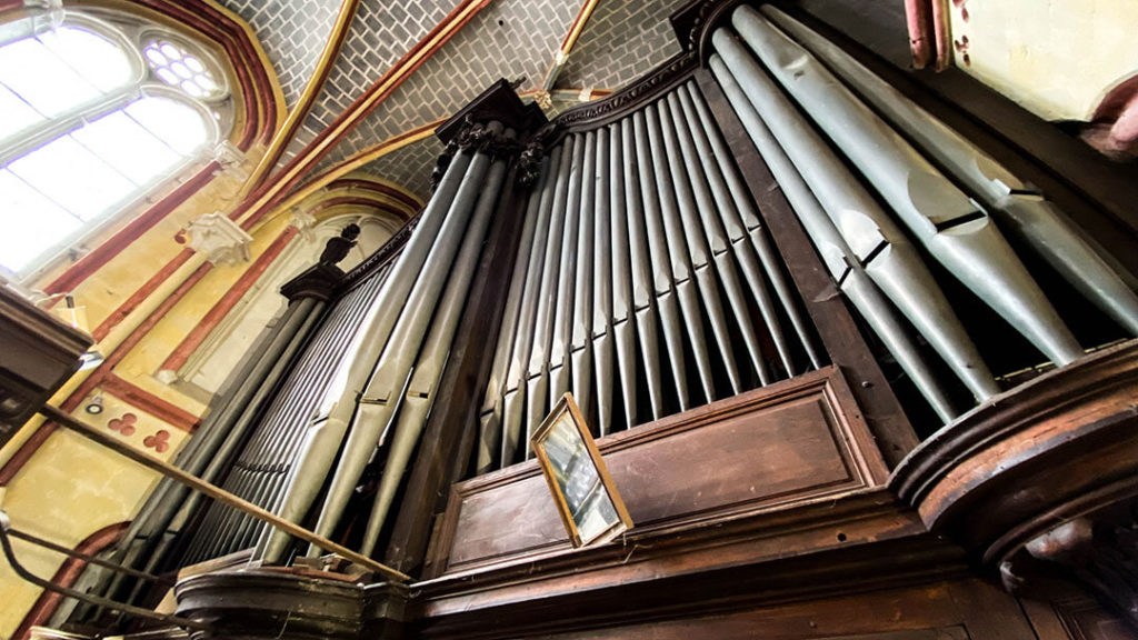 Tuyaux de l'orgue Maurice Duruflé