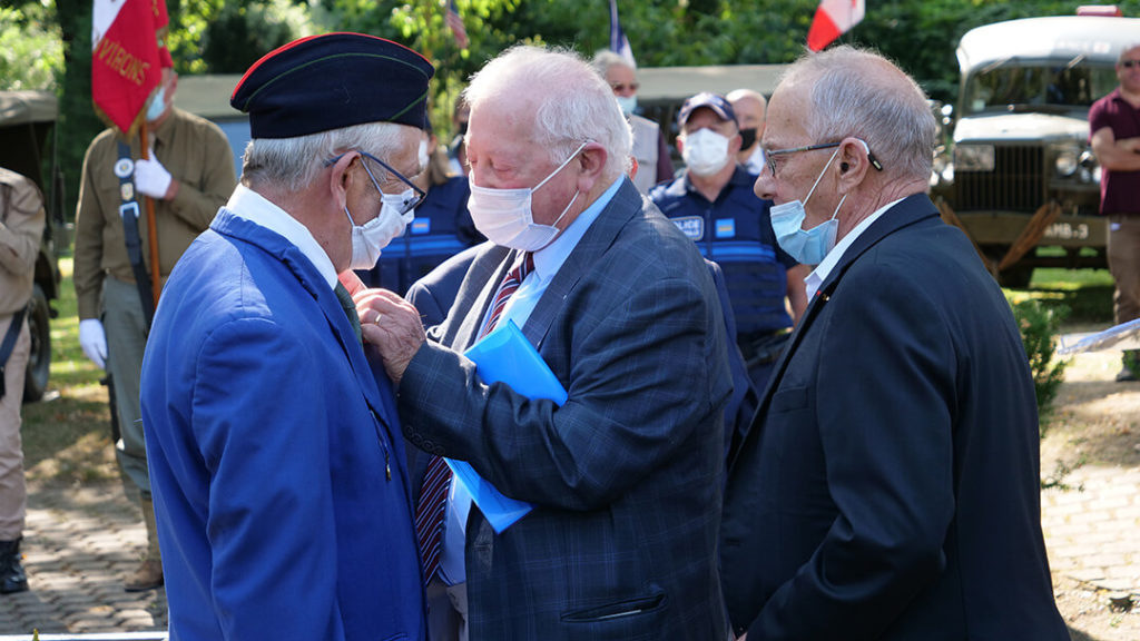 Remise de médaille