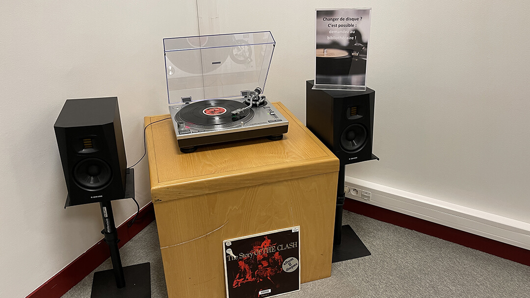 Platine disques vinyles