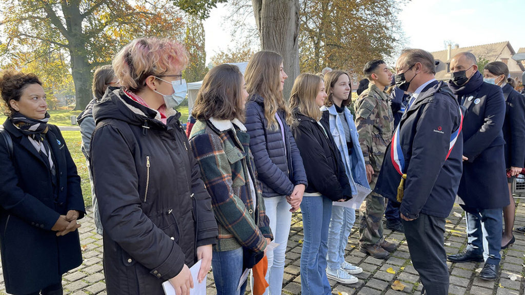 Remerciements aux élèves