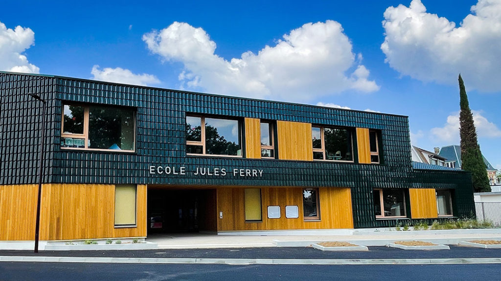 Façade école Jules Ferry - Rentrée des classes
