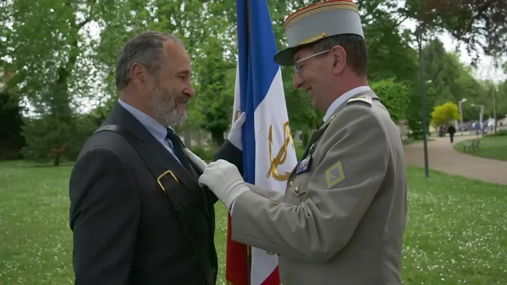 Remise de médaille