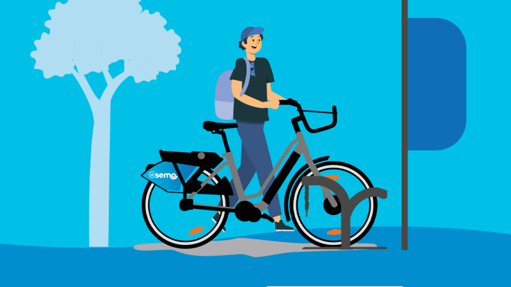 illustration du vélo en libre-service