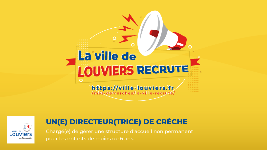 Louviers recrute son directeur de crèche