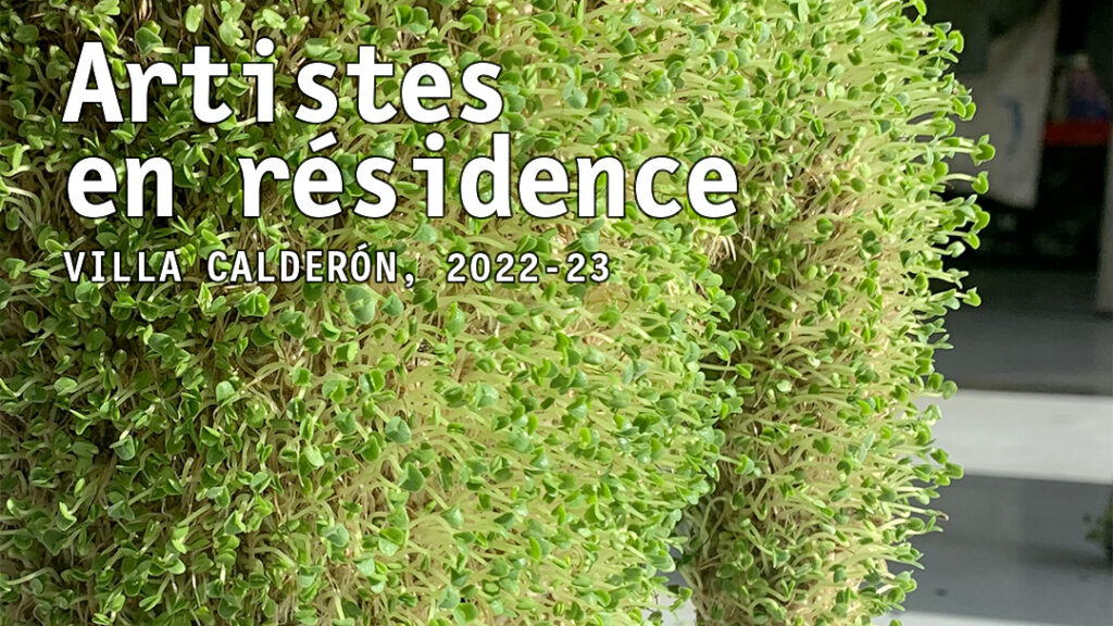 artistes en résidence
