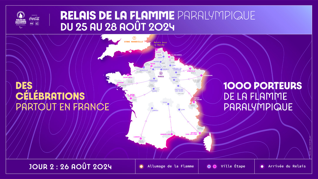 J2 - Relais de la flamme paralympique