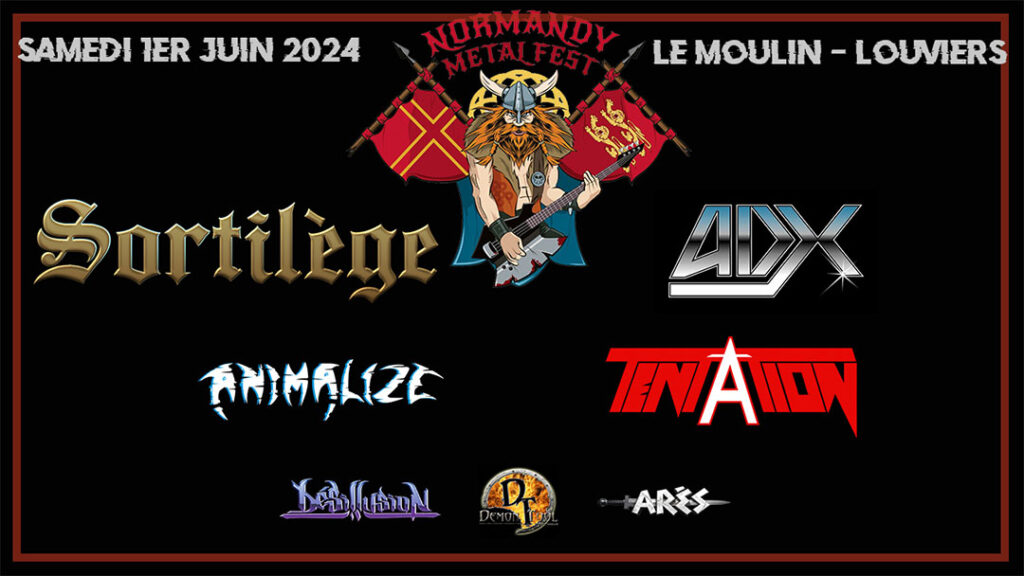 Normandy Métal Fest n°6 au Moulin de Louviers, samedi 1er juin 2024