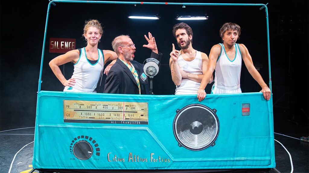 Radio Citius Altius Fortius, spectacle au Moulin