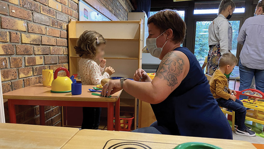 UEMA à l’école maternelle Salengro