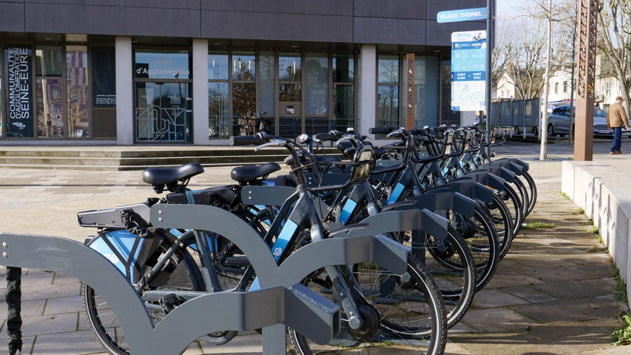 Vélos électriques en libre service