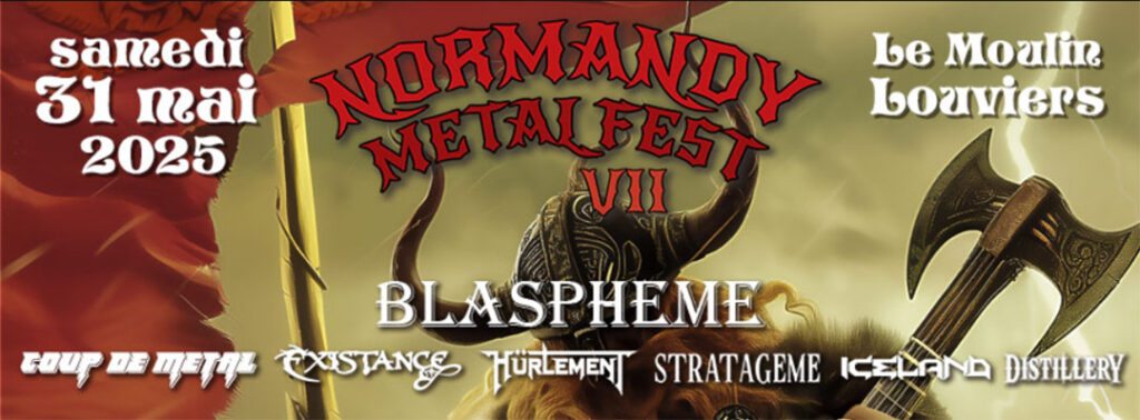 Normandy Métal Fest n°7 au Moulin de Louviers, samedi 31 mai 2025