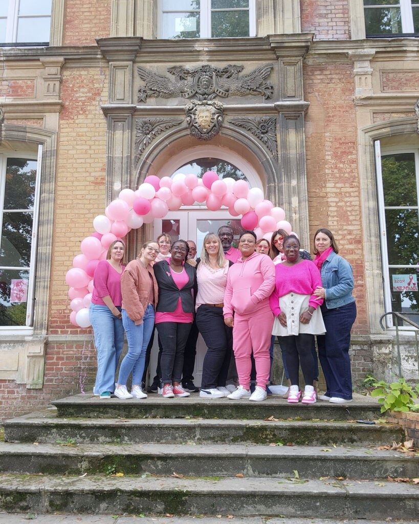 Le Château du CCAS s'habille en octobre rose