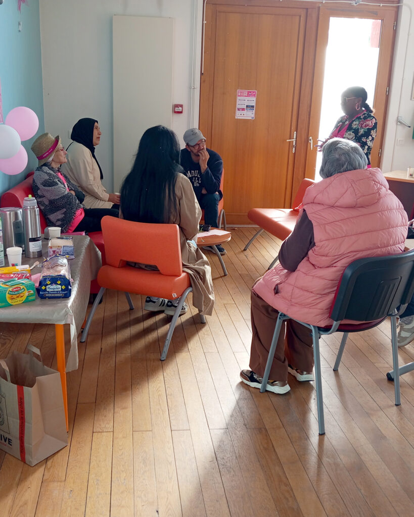 Petit déj à la Villa Calderón pour octobre rose