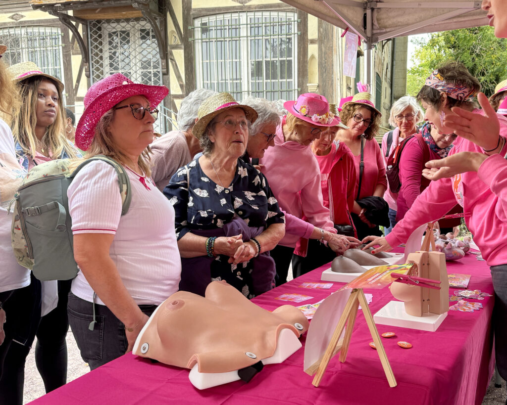 Sensibilisation pour octobre rose