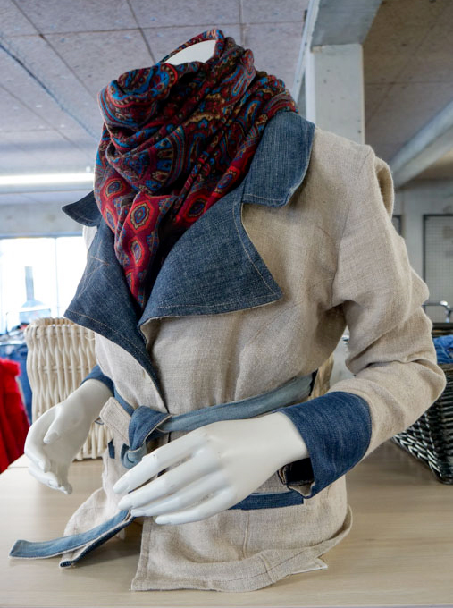 création de couture de la Ressourcerie