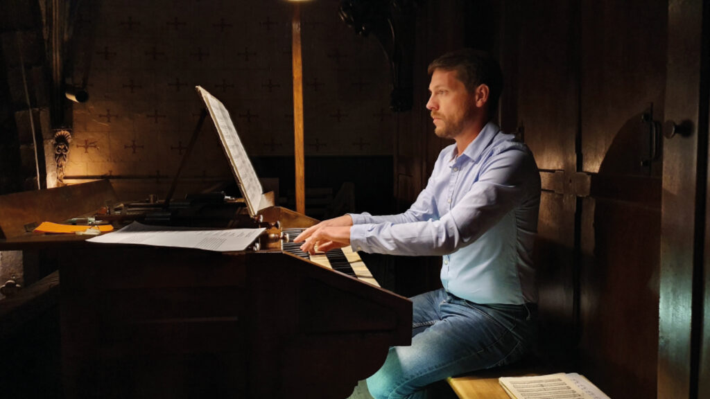 Le grand orgue Maurice Duruflé de l'église Notre-Dame de Louviers.