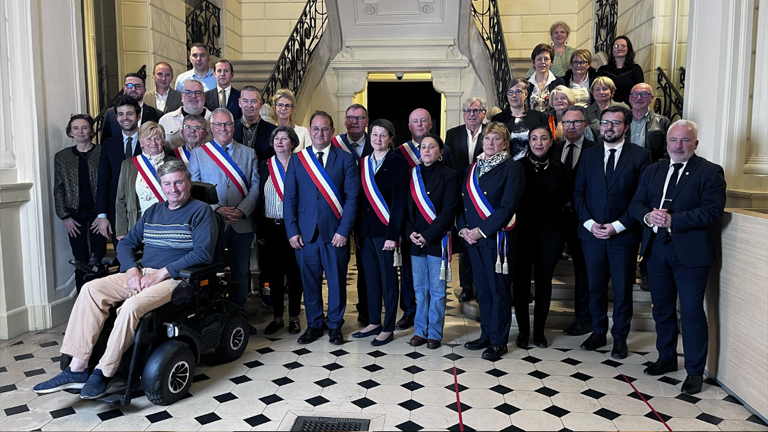 Le Maire et les élus de Louviers