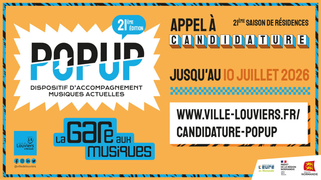 Candidature aux Résidences de la Gare aux Musiques 2026/2027, à vous de jouer !